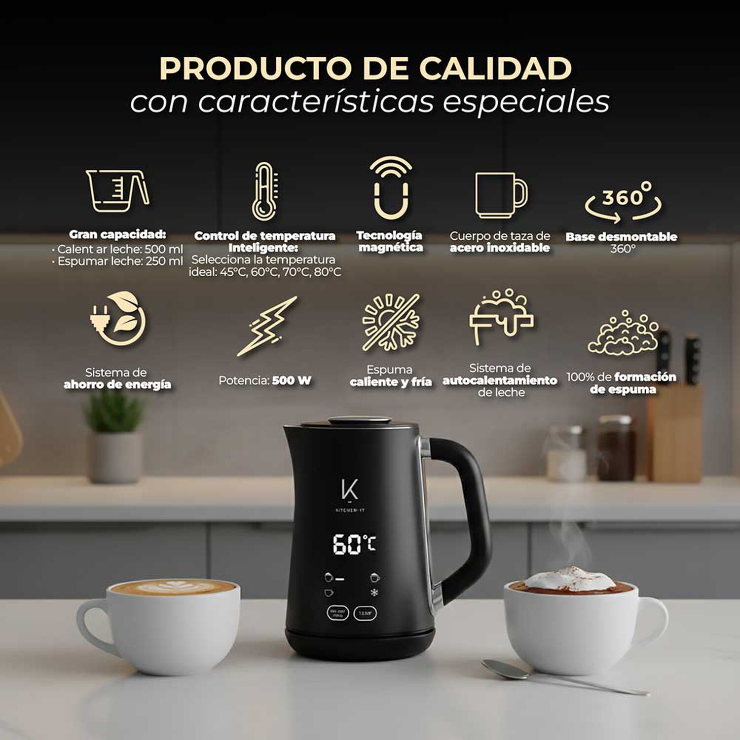 Espumador De Leche Aerotemp Pro image number 6.0