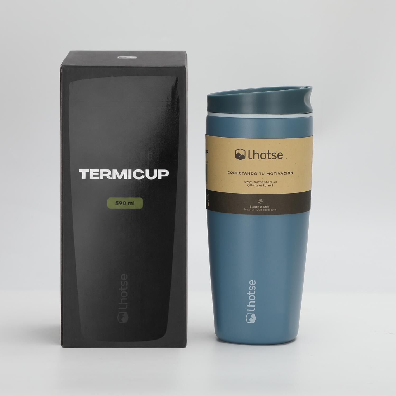 Vaso Mug T&eacute;rmico Agua Caf&eacute; Acero Inox Termicup 590 Ml Lhotse image number 6.0