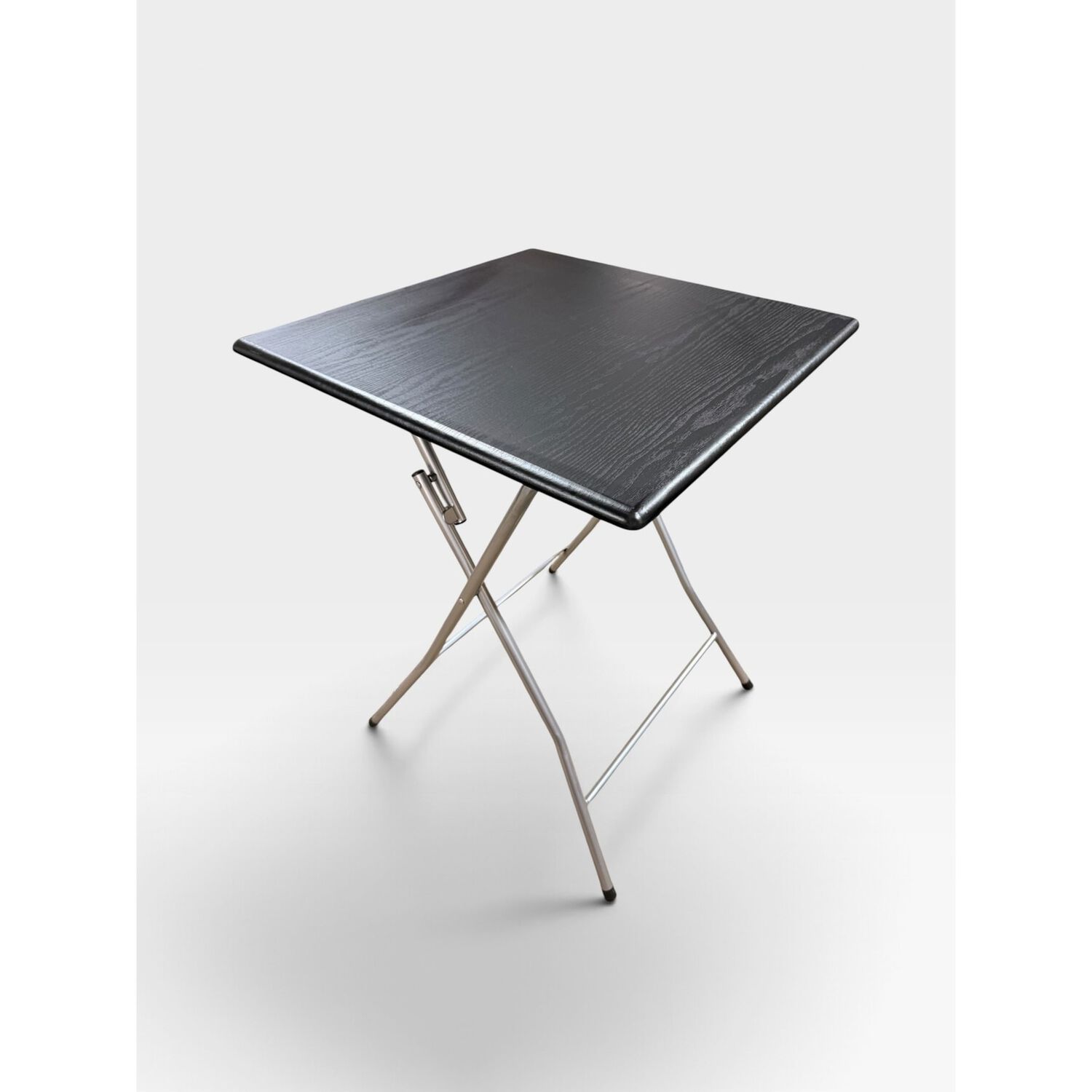 Mesa Plegable Portatil Cuadrada Multiuso Liviana Negro image number 0.0