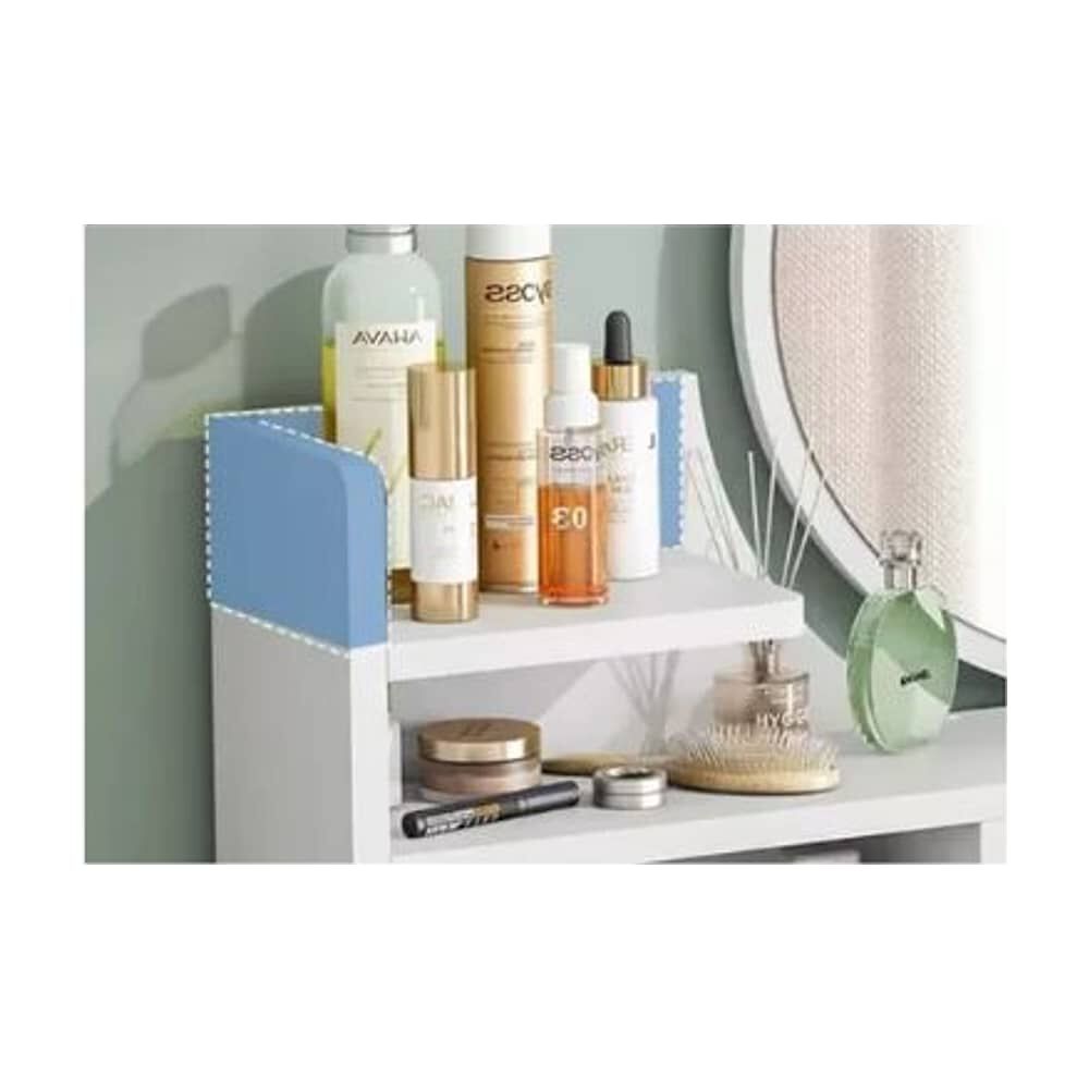 Mesa De Noche Maquillador Escritorio 2 Cajones Espejo Touch image number 5.0