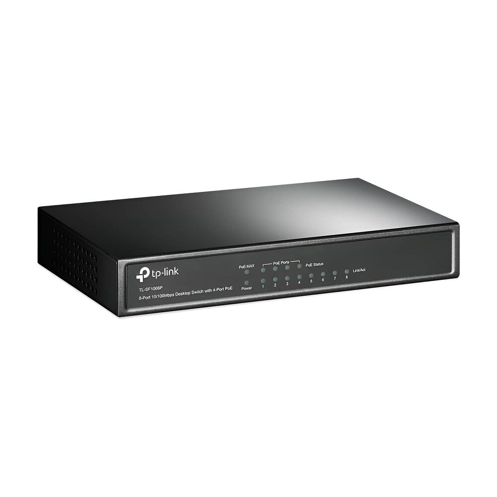 Switch Tp-link Tl-sf1008p 4 Puertos Poe + 4 Puertos Est&aacute;ndar image number 0.0