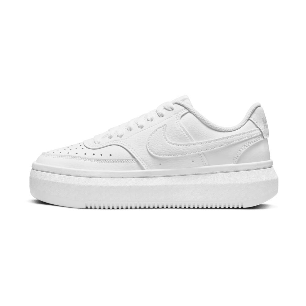 Zapatilla Urbana Mujer Nike Nike Court Vision Alta Blanco image number 3.0