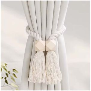 Pack De 02 Sujetadores - Abrazaderas Magneticas Para Cortinas Md17