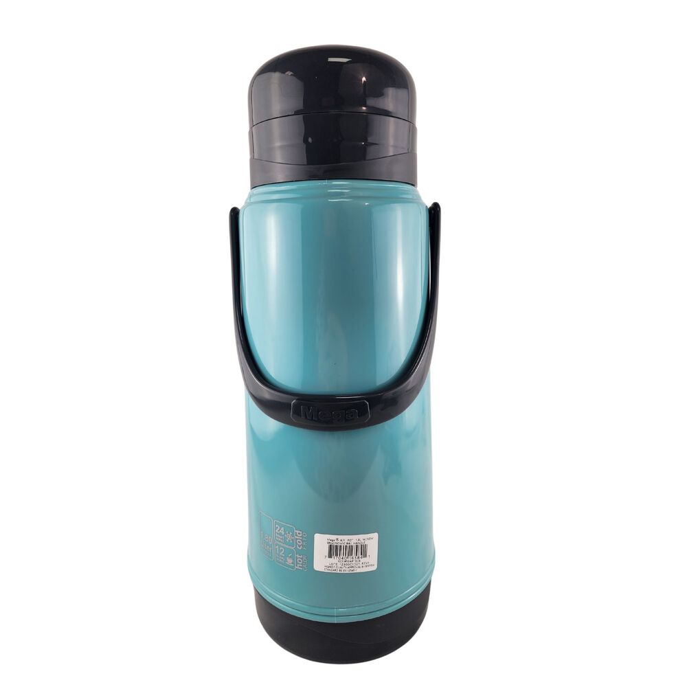 Termo Mega 1.8l Air Pot Manilla Sifon Bebidas Calientes Frias Celeste image number 2.0