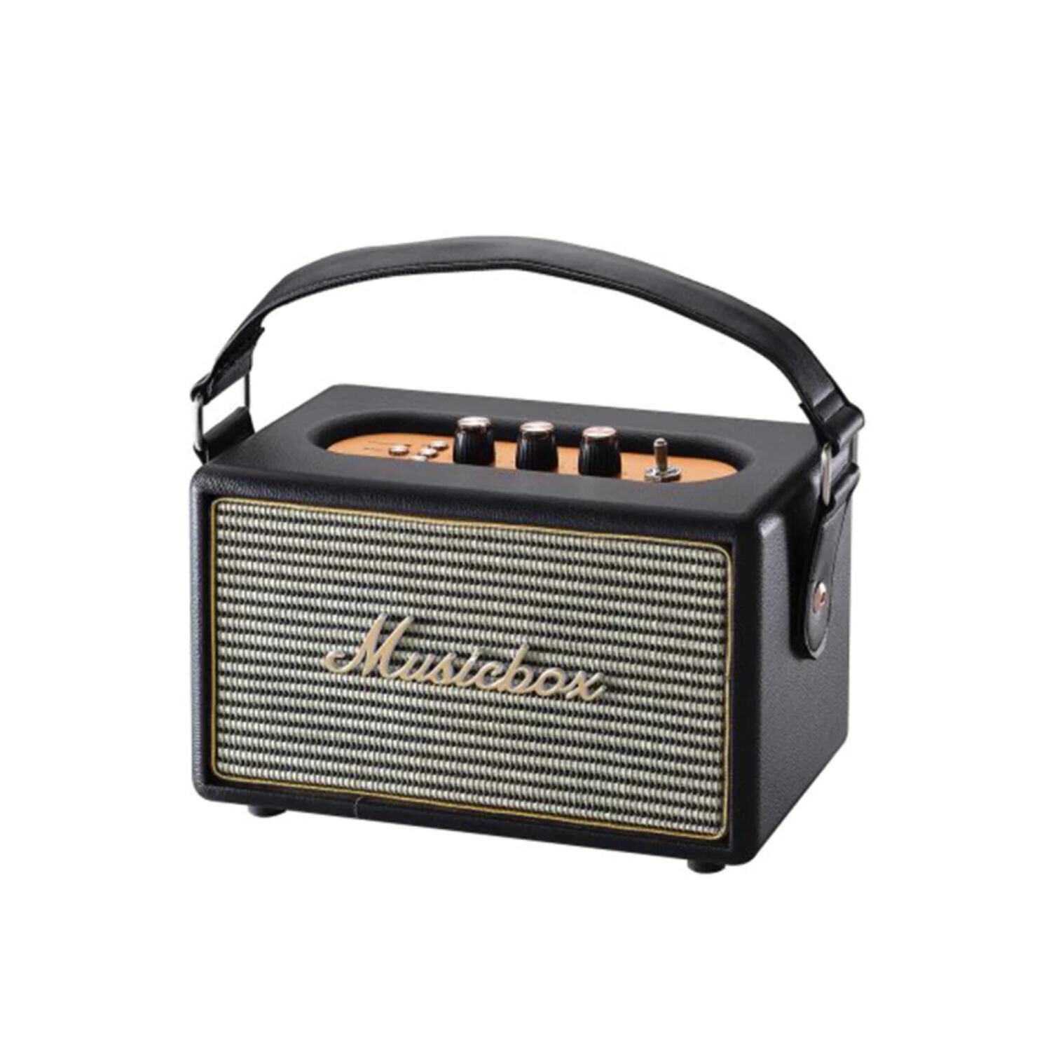 Radio Parlante Bluetooth Aux Usb Fm Am Sw Vintage Musicbox image number 1.0