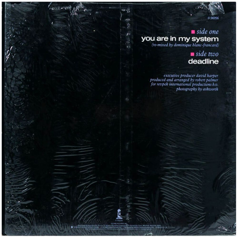 Robert Palmer - You Are In My System | 12" Maxi Single Usado image number 1.0