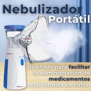 Nebulizador Port&aacute;til Bater&iacute;a Recargable Mesh Vaporizador Ni&ntilde;os Y Adultos
