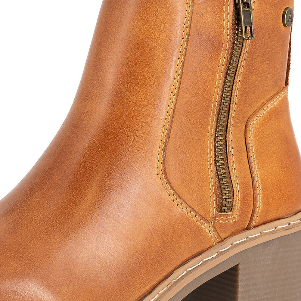 Botin De Cuero Gaby Caramelo Alquimia image number 4.0