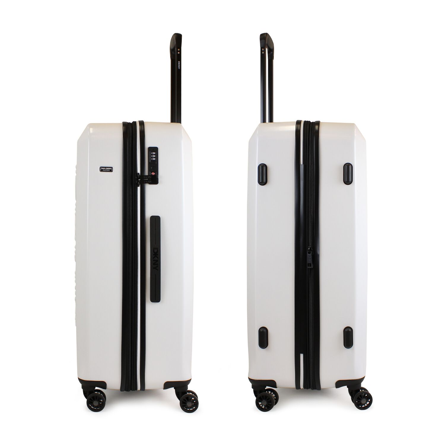 Pack 2 Maletas Donna Karan Lumina S 10kg + L 23kg Blanco Dkny image number 5.0