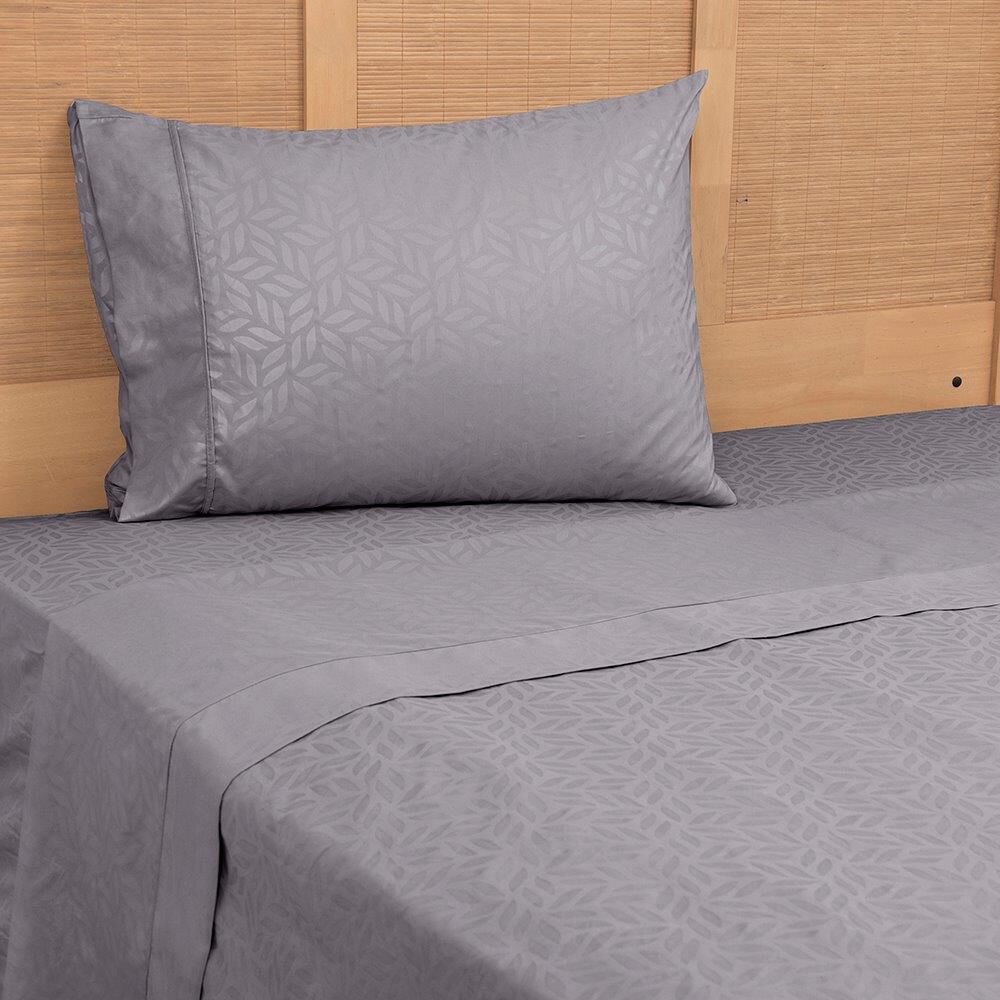 Sabana Plumetti Embossed 1.5 Plazas Gris image number 2.0