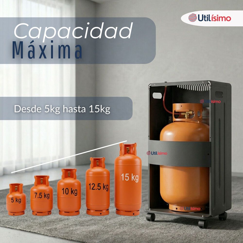 Estufa Hibrida Gas El&eacute;ctrica Plegable Con Accesorios 5kg A 15kg Glp . Eficiencia Energ&eacute;tica Clase A image number 4.0