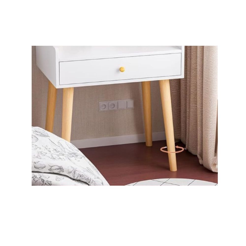 Tocador Pequeño Para Dormitorio Con Espejo Y Cajón 120x40x50 image number 4.0
