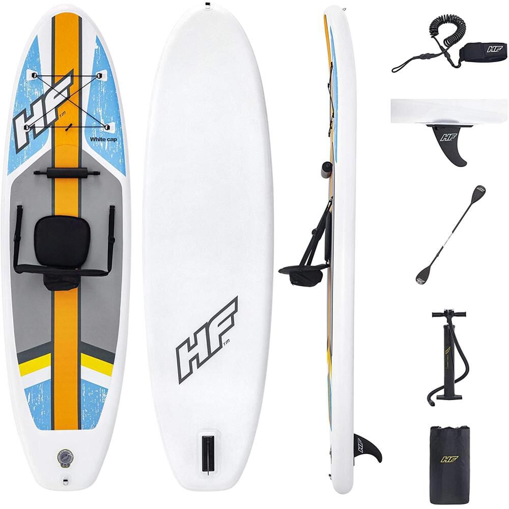 Set Stand Up Paddle Inflable Bestway White Cap image number 0.0