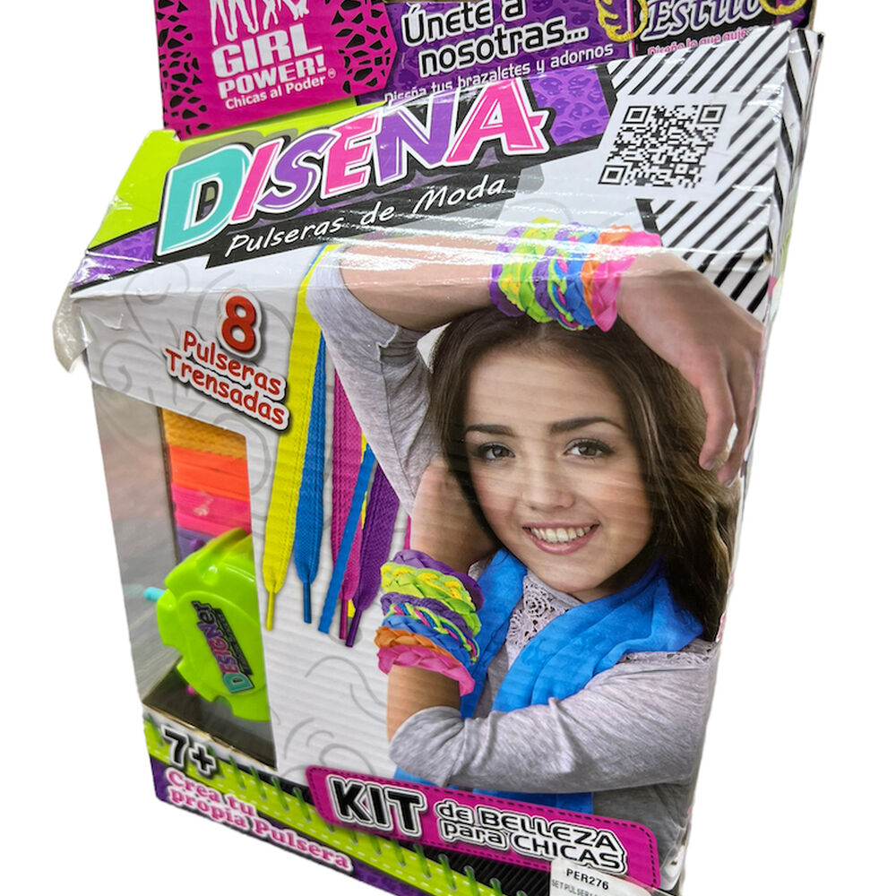 Set De Creación De Pulseras De Niña Para Armar image number 0.0