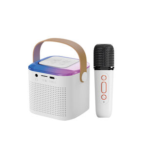 Parlante Karaoke Bluetooth Con Micrófono Ap Blanco - Ps
