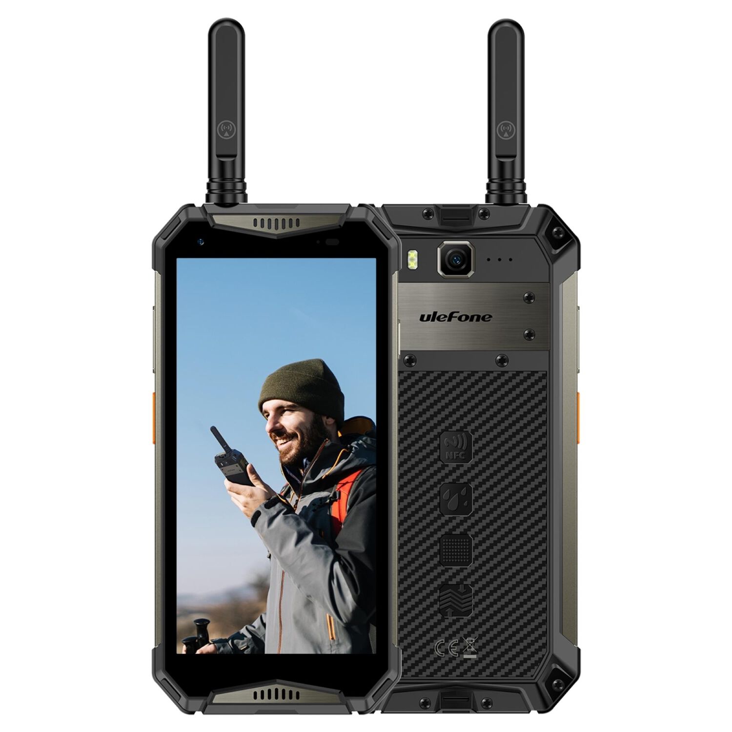 Celular Rugged Ulefone Armor 20wt Resistente A Golpes, Polvo, Humedad Y Agua / Walkie Talkie Dmr/uhf &ndash; Digital An&aacute;logo, Potente Parlante De 100 Db image number 0.0