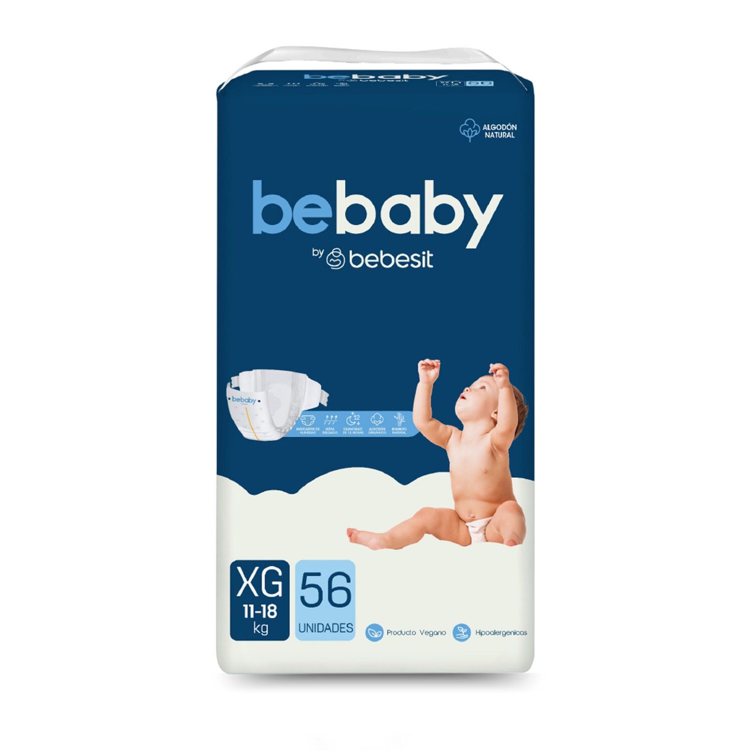 Pa&ntilde;ales Bebaby Premium By Bebesit Xg 56u Hipoalerg&eacute;nico image number 0.0