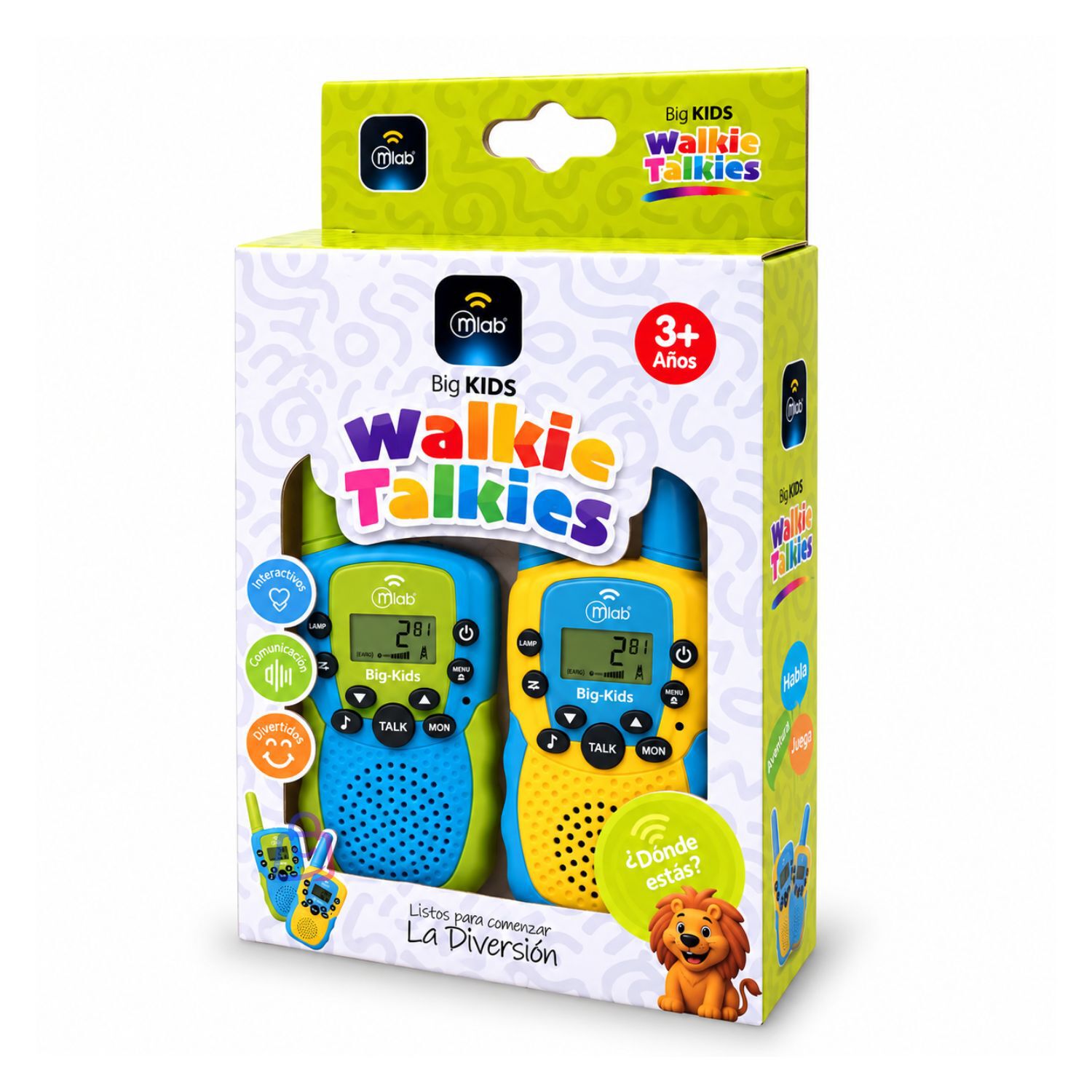 Kit 2 Walkie Talkie Ni&ntilde;os Big Kids 22 Canales Linterna - Ps image number 5.0
