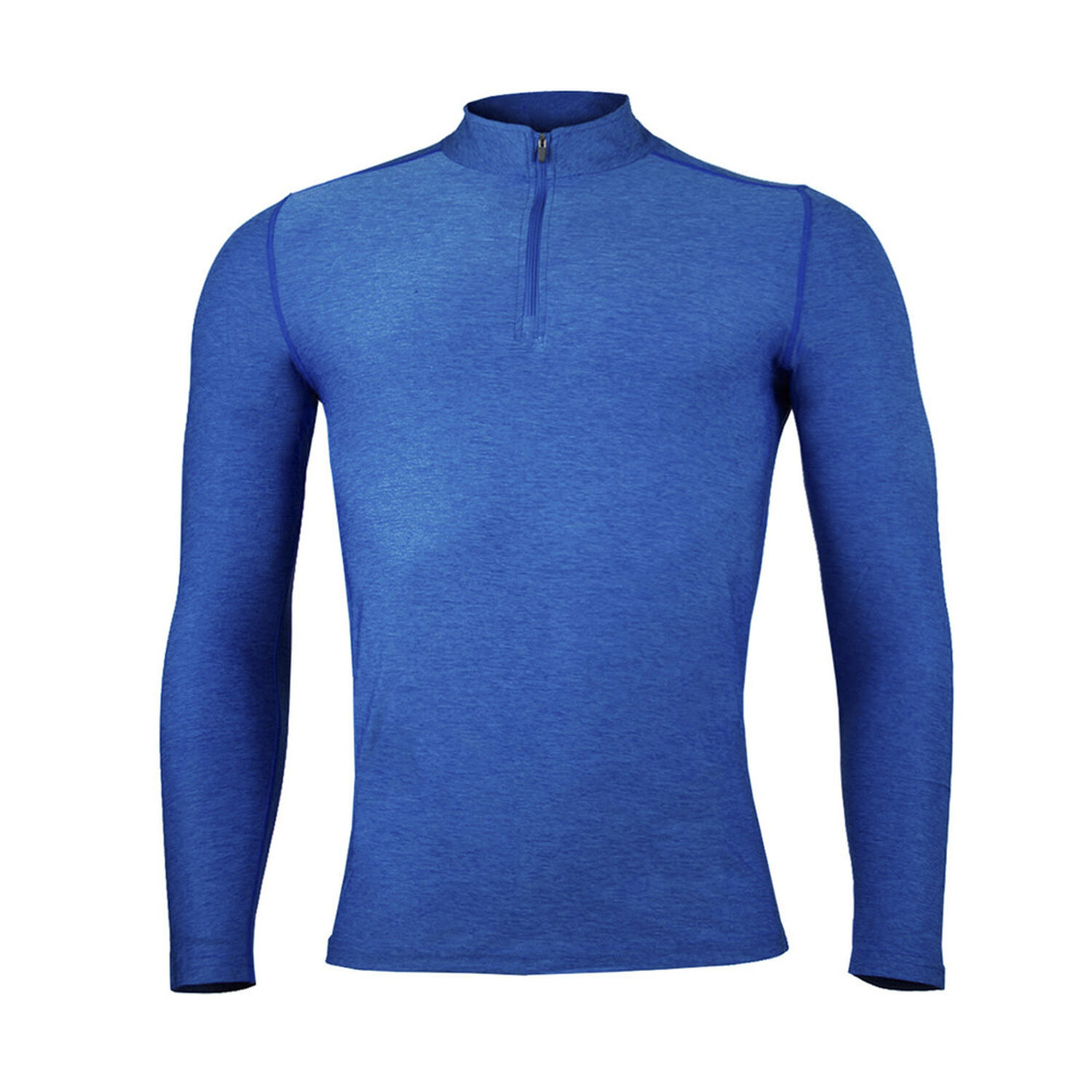 Polera Dry Fit Manga Larga Con Cierre Pale Hombre image number 0.0
