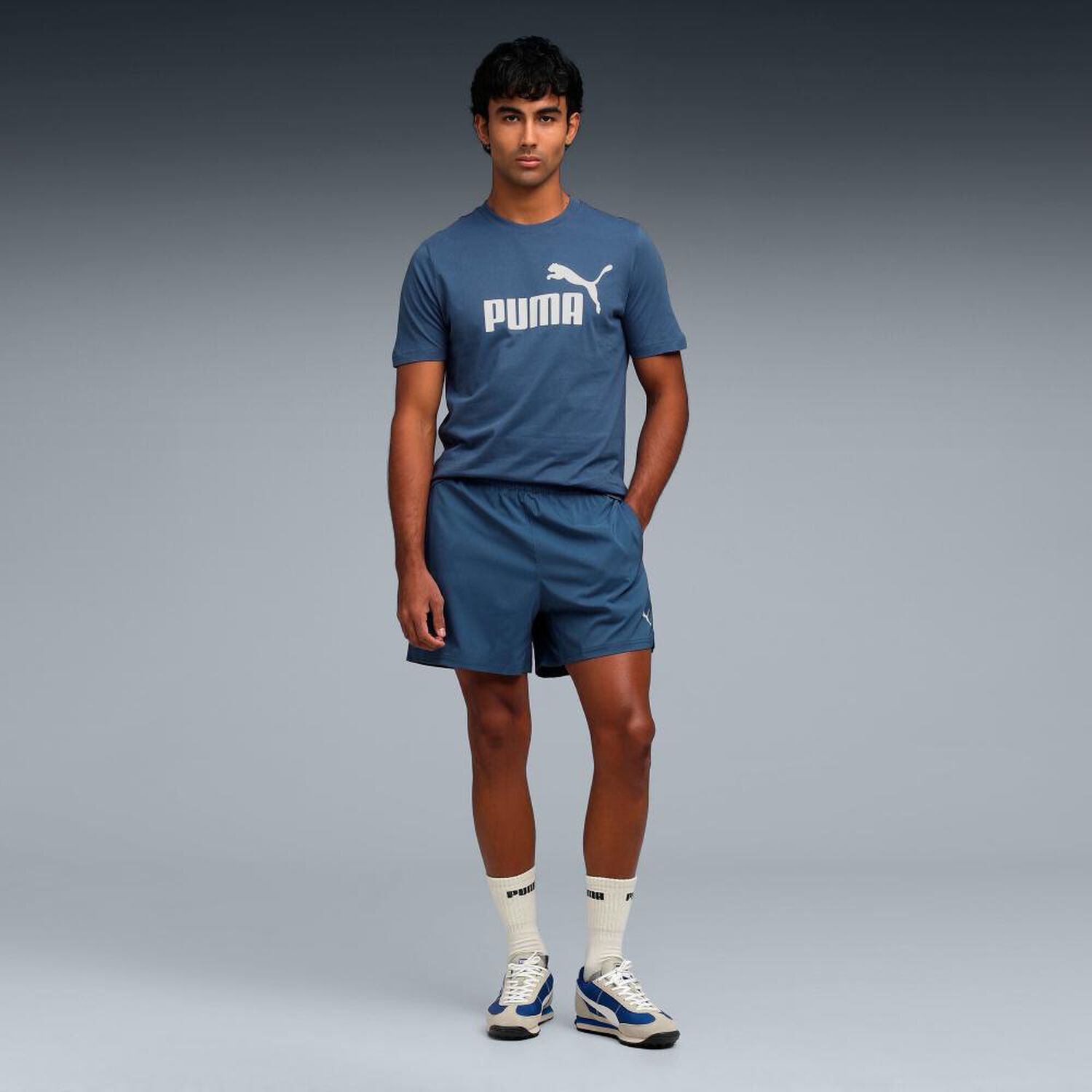 Polera Deportiva Hombre Puma Ess No. 1 Logo Tee (s) image number 4.0