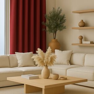 Cortina Engomada Termica 100% Blackout 140x225