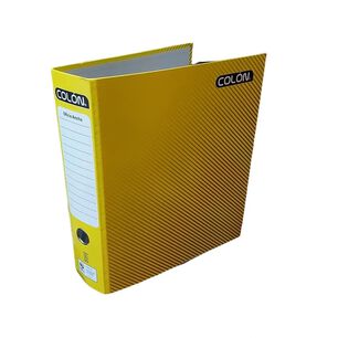 Archivador Oficio Ancho Colores Amarillo Col&oacute;n
