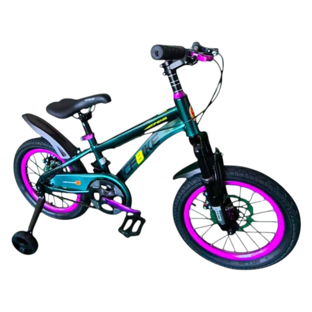 Bicicleta Aro 16 Cfbike Cfeng Con Freno Disco Verde image number 1.0