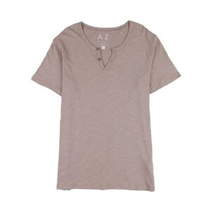 Polera Manga Corta Slim Cuello Redondo Hombre Az Black
