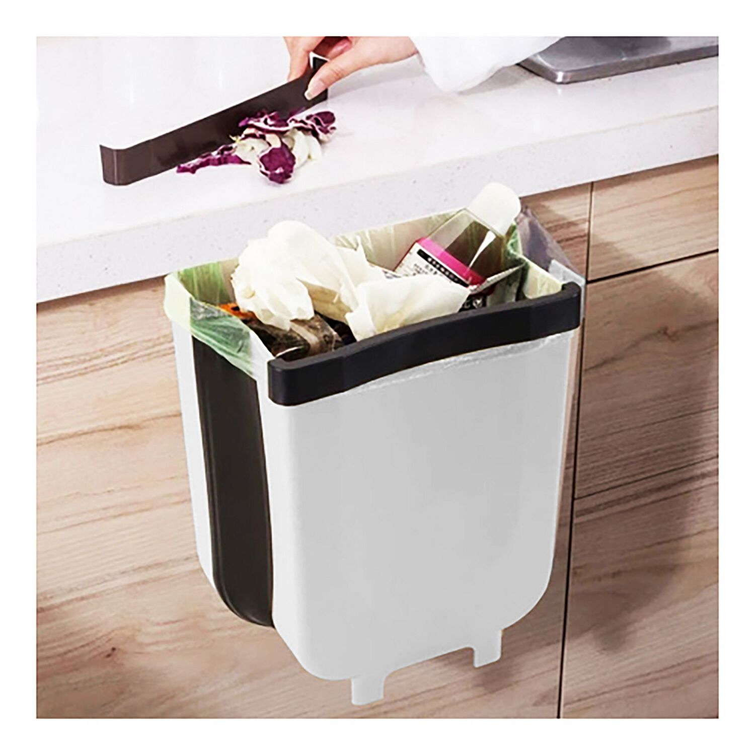 Basurero Ajustable Cocina Plegable image number 5.0