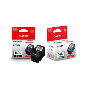 Pack Cartuchos Canon 140xl- 141xl Original. Negro / Tricolor
