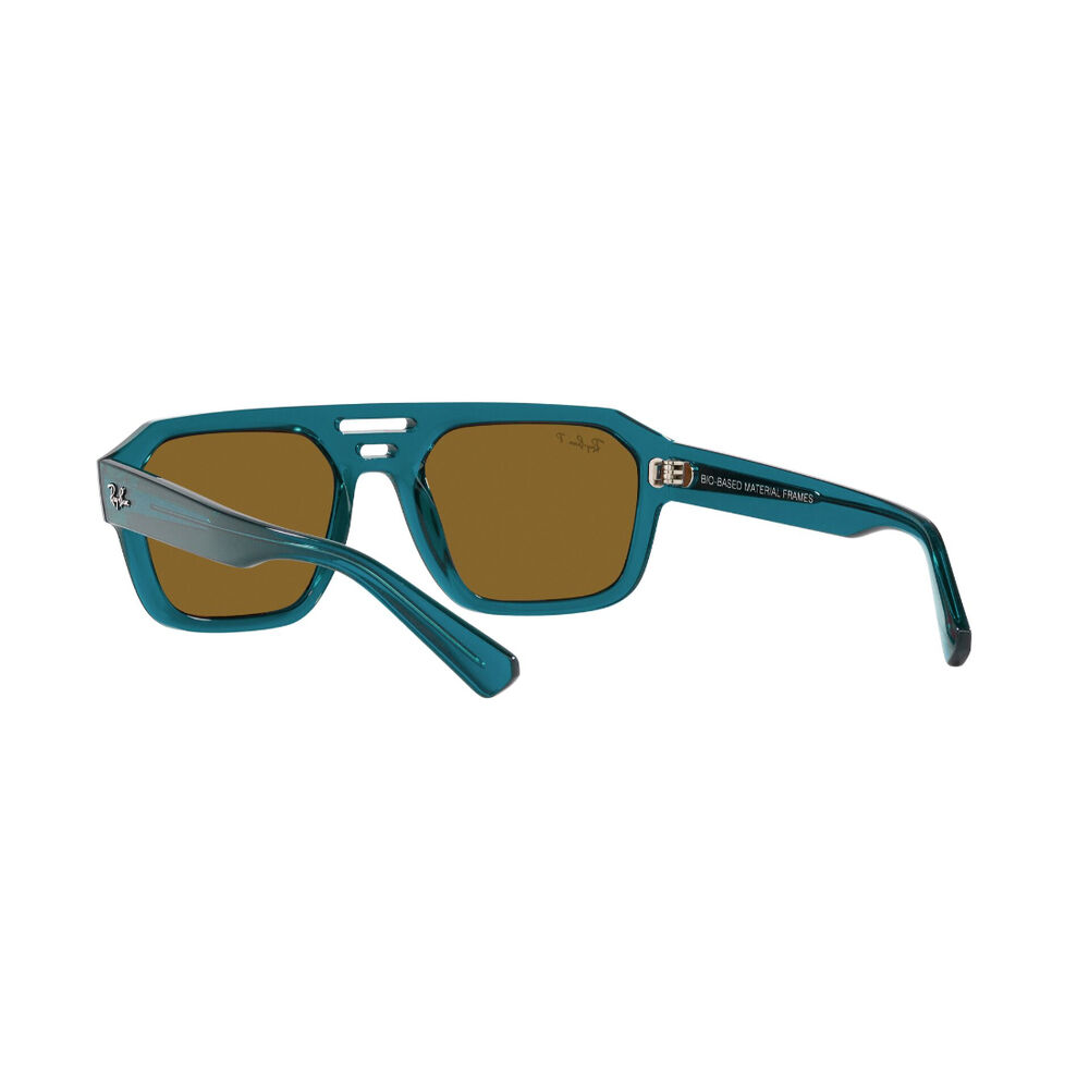 Lentes De Sol Corrigan Transparent Light Blue Polarizados Bio-based Sustentable Ray-ban image number 5.0