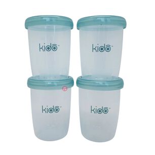 Set 4 Vasos Pp Kido 180ml Reutilizables Porta Snack - Ps