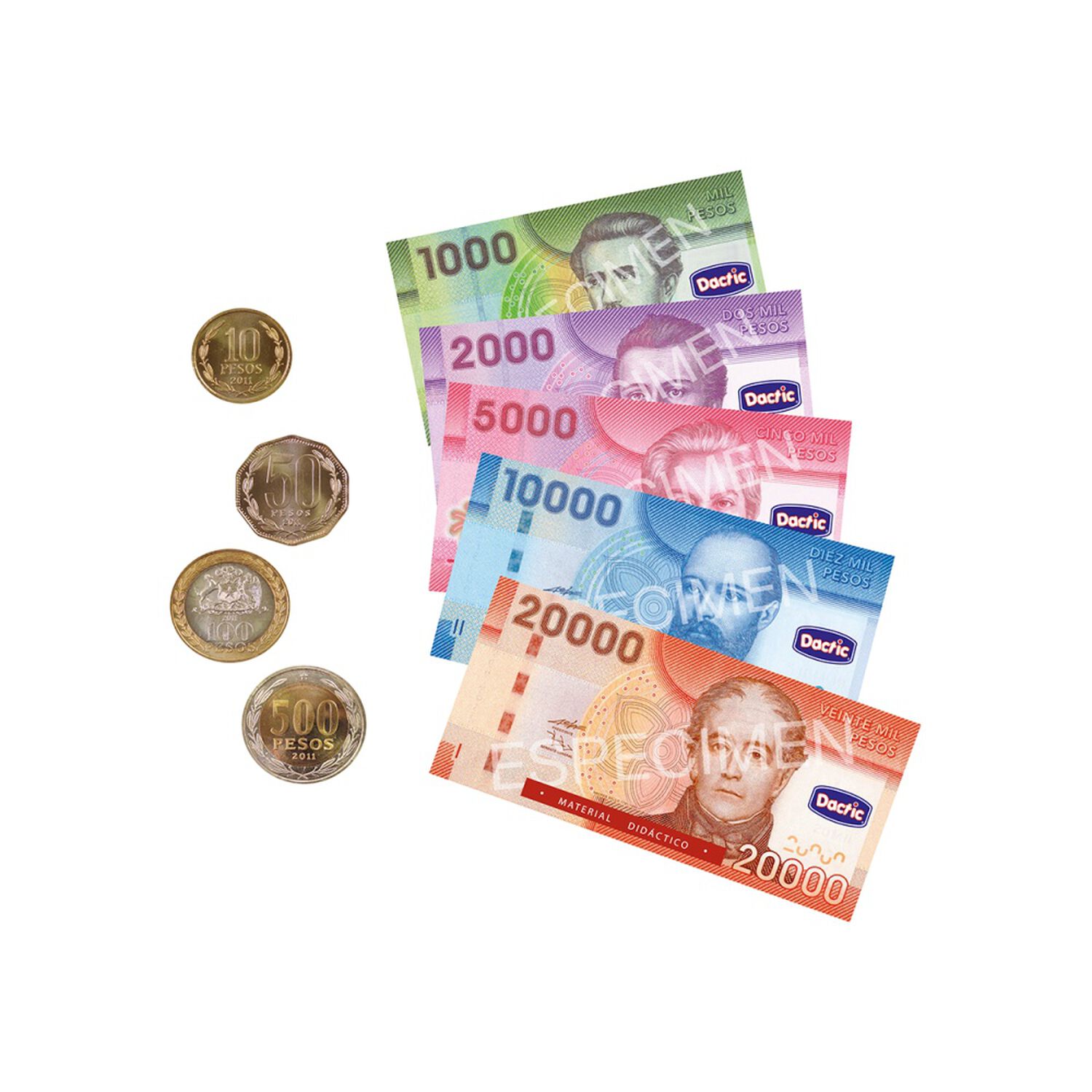 Juego De Mesa Billete Y Moneda Dactic image number 0.0