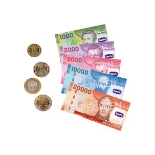 Juego De Mesa Billete Y Moneda Dactic