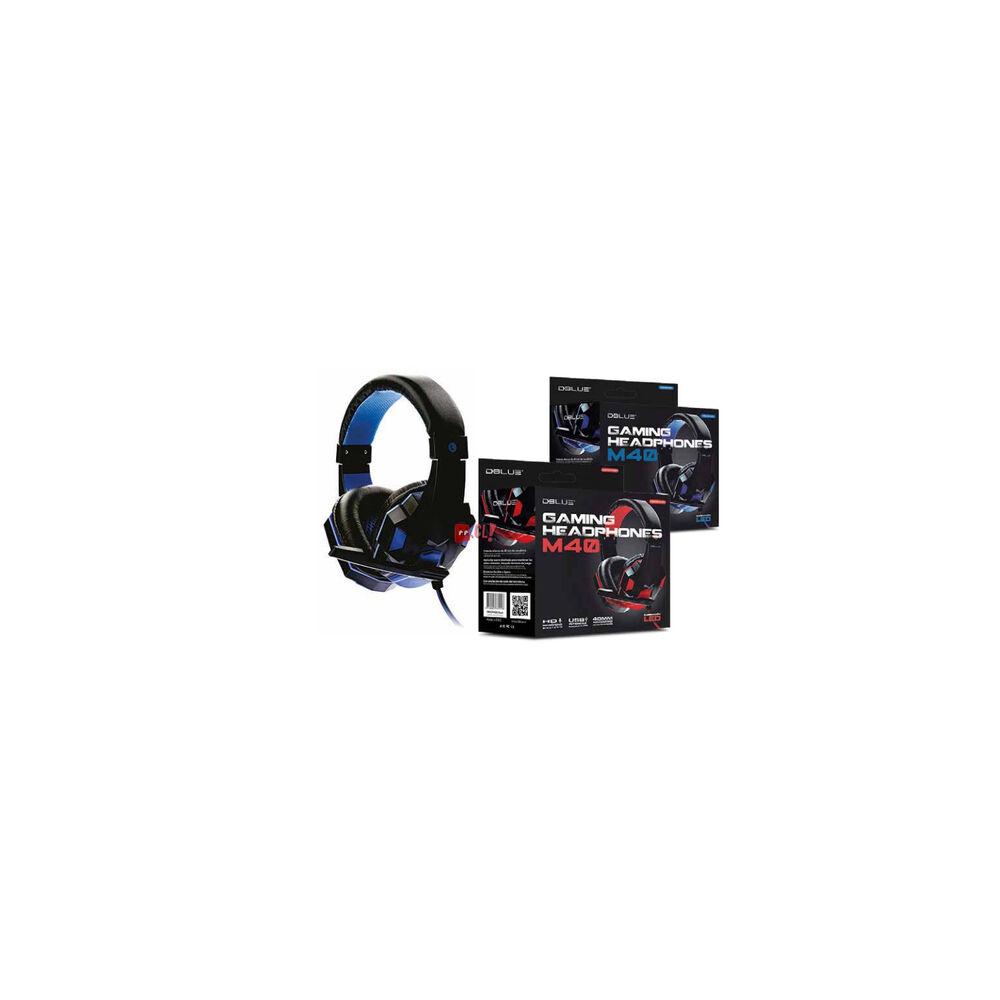 Audífonos Gamer Con Led Azul Conector 3,5mm Audio Y Mic - Ps image number 2.0
