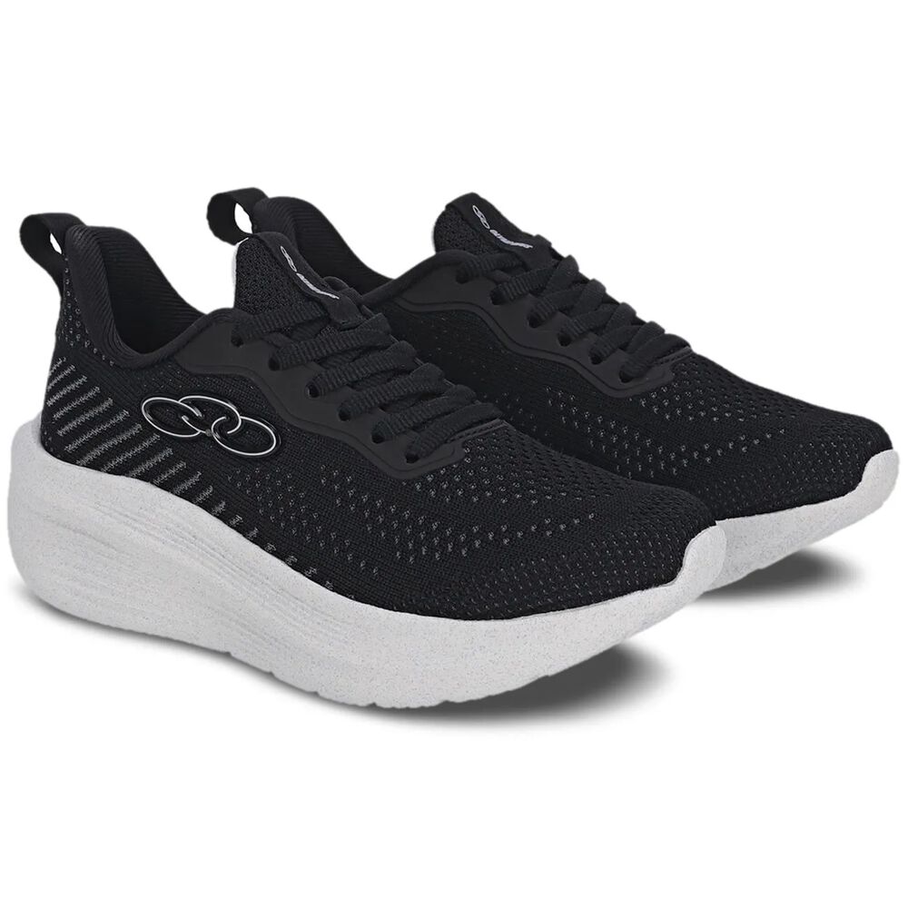 Zapatilla Adolescente Rayo Negro/blanco image number 1.0