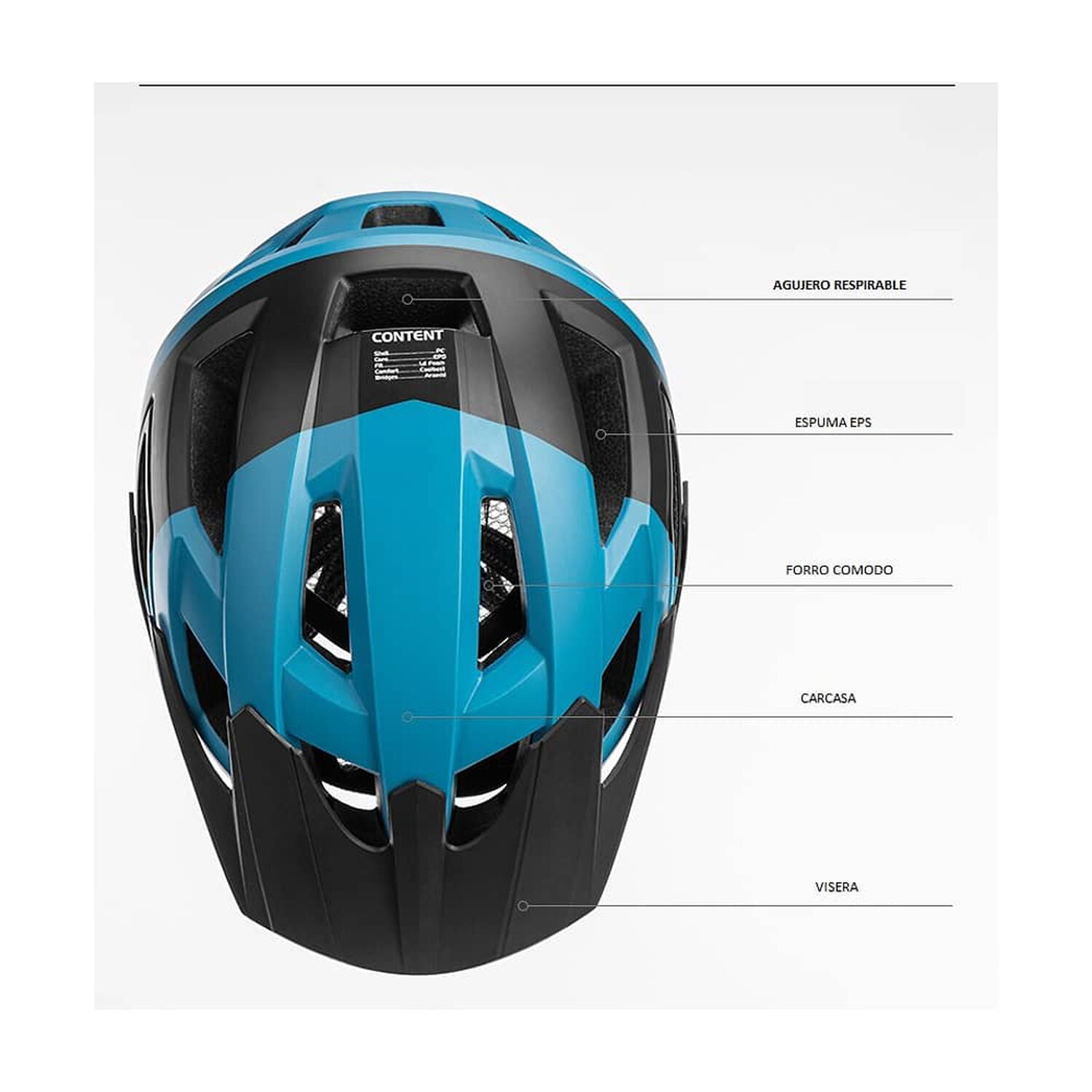 Casco Bicicleta Adulto Rockbros Rojo Negro image number 4.0