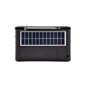 Radio Portátil Am/fm/sw Con Panel Solar, Usb Y Luz Led - Ps