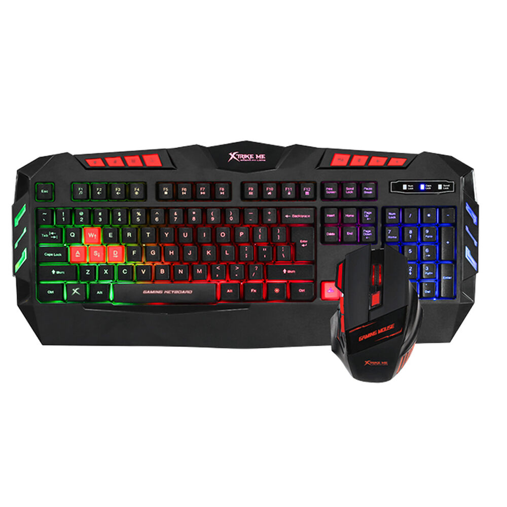 Kit Combo Teclado Y Mouse Gamer Xtrike Me 2400 Dpi Fx image number 3.0