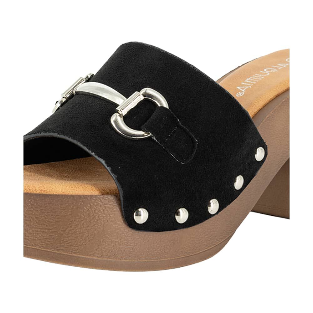 Sandalia Plataforma Rock Negro Alquimia image number 3.0