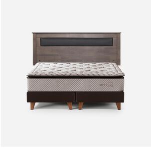 Cama Europea Rosen Nest / 2 Plazas / Base Dividida + Respaldo