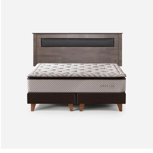 Cama Europea Rosen Nest / 2 Plazas / Base Dividida + Respaldo
