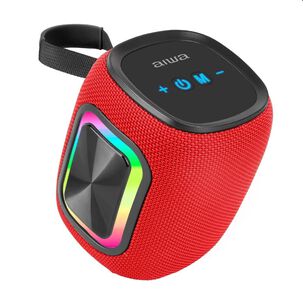 Parlante Bluetooth Aiwa 12w Con Fm Y Luces Rgb