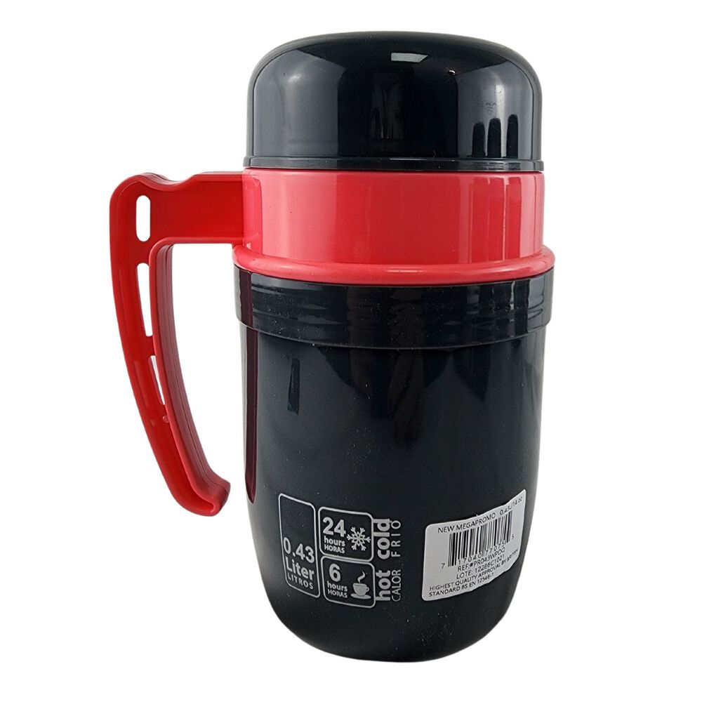 Termo New Mega 430ml Comida Caliente Boca Ancha Es Rosa image number 2.0