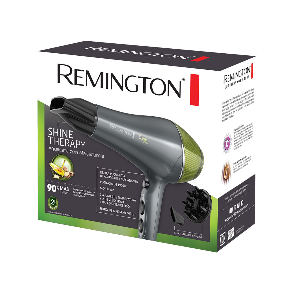 Secador De Pelo Remington Shine Therapy Ac D18a image number 6.0