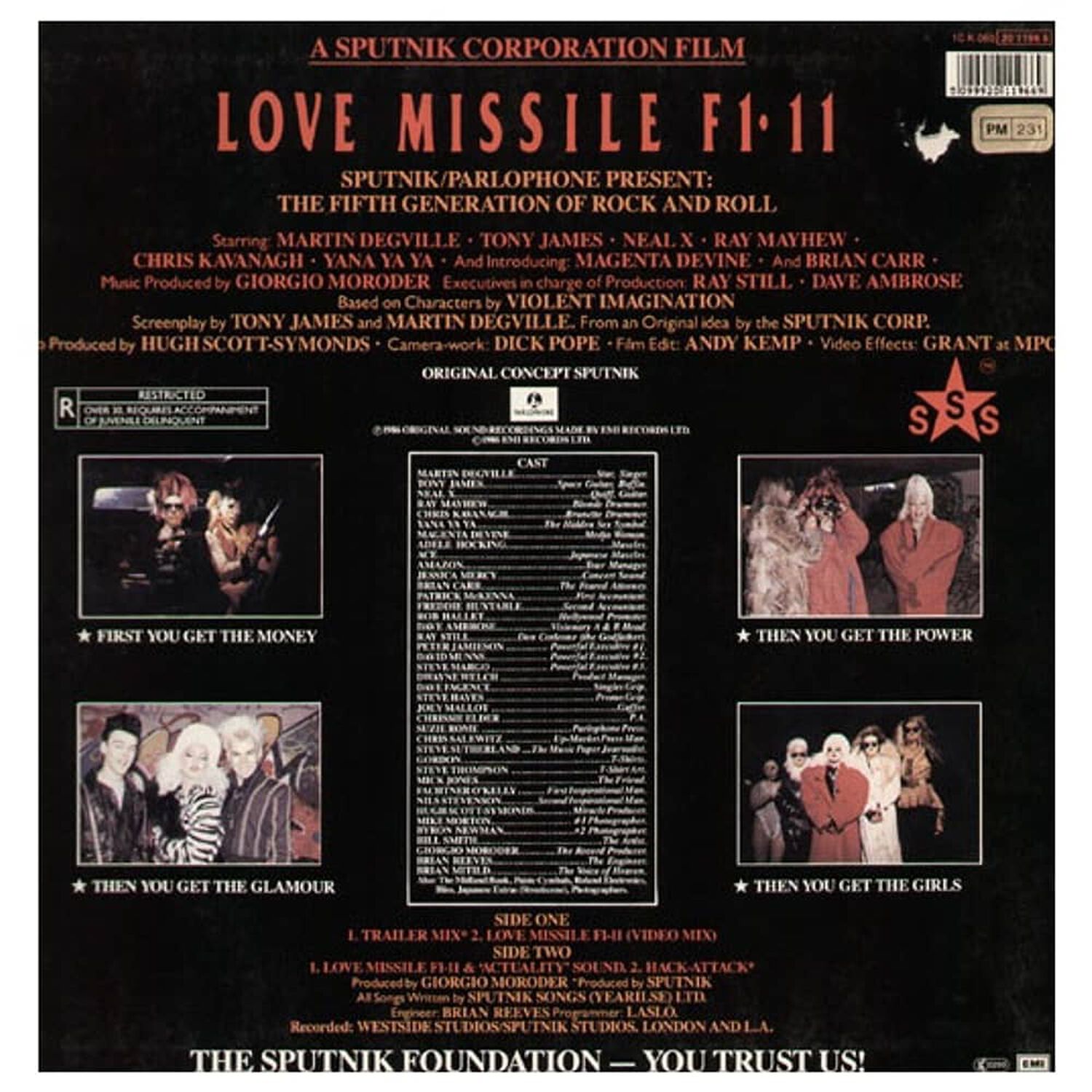 Sigue Sigue Sputnik - Love Missile F1-11 | 12" Maxi Single Usado image number 1.0