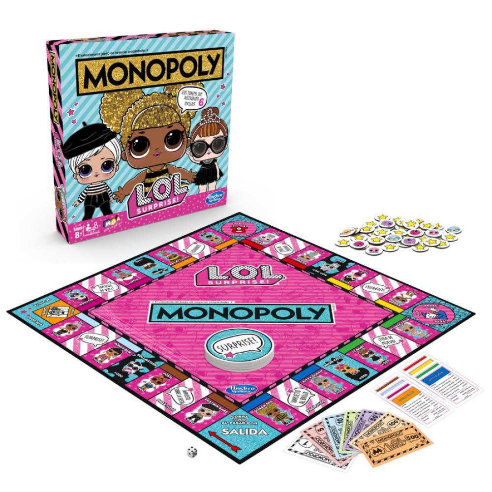 Juegos Familiares Monopoly L.o.l image number 2.0