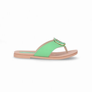 Sandalia Mujer Verde Mari Piccadilly