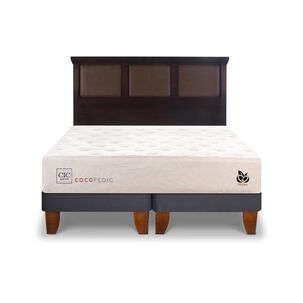 Cama Europea Cic Cocopedic / 2 Plazas / Base Dividida + Respaldo