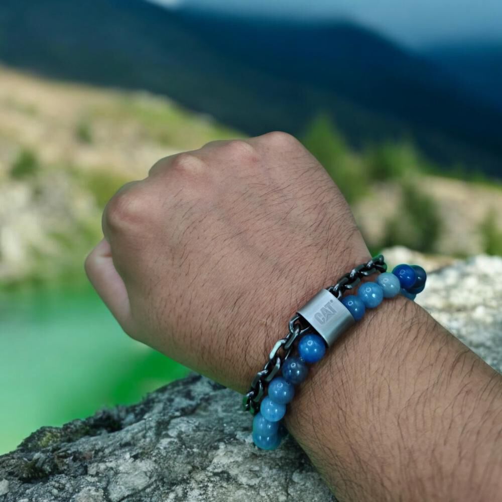 Pulsera De Hombre Cat J013b08126 Gris-azul image number 3.0